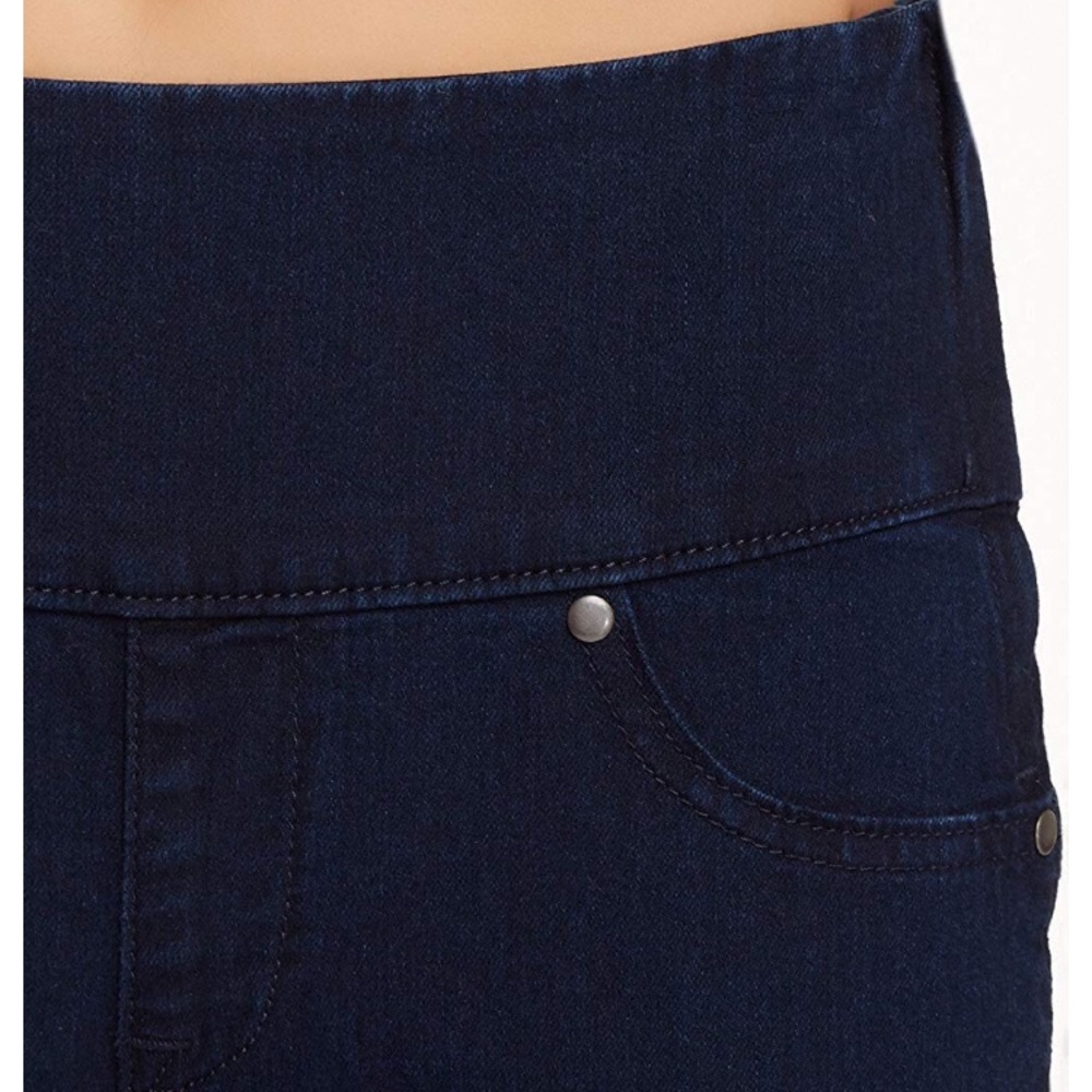 Spanx Cropped Denim Leggings WHITE